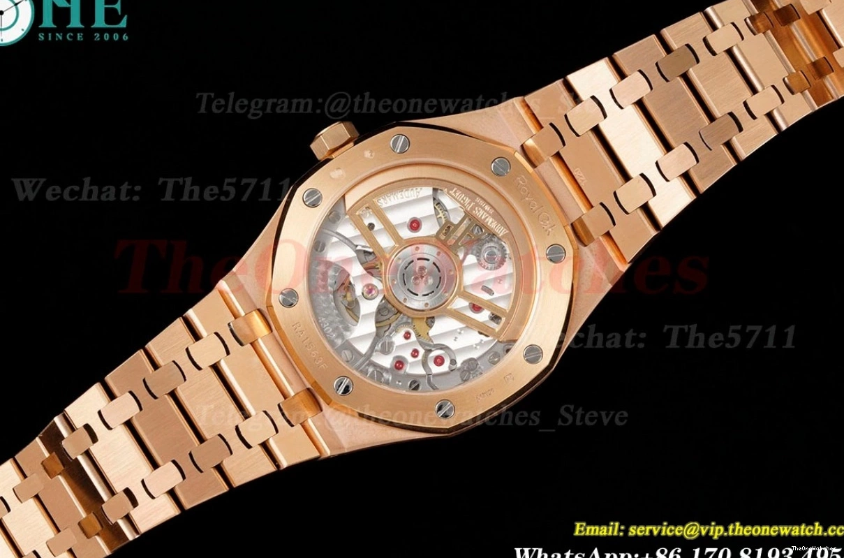 RG 15500 A4302 Mod ZF Oak Dial 41mm Black Royal RG V2 0304